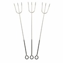 [60524] La Hacienda - 3-Piece Toasting Fork -Silver Image 