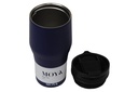 [HV134-BN-19] Moya "High Tide" 380ml Travel Coffee Mug Black/Navy Image 