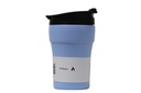 [HV133-BP-14] Moya "Low Tide" 250ml Travel Coffee Mug Black/Powder Blue  Image 