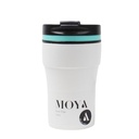 [HV123-TW-11] Moya "Low Tide" 250ml Travel Coffee Mug Blue/White Image 