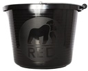 [PRM.BK] Red  Gorilla -  Premium Buckets - Premium Black Bucket 15L Image 