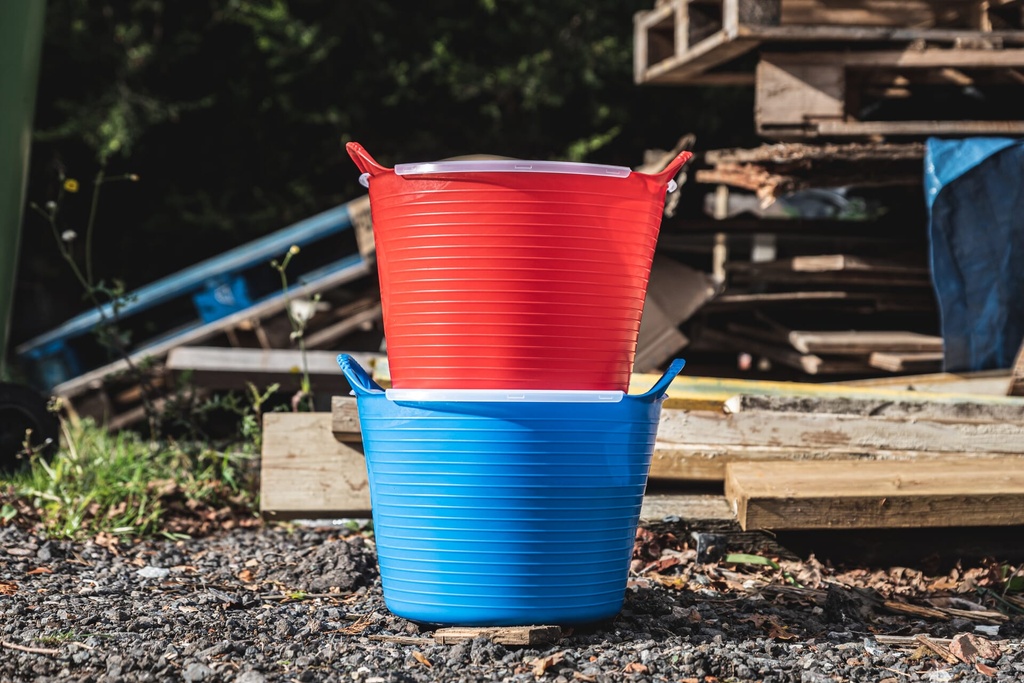 [SP14BL] Red  Gorilla -  Tubs & Recycled Black Tubs - 14L Blue Image 