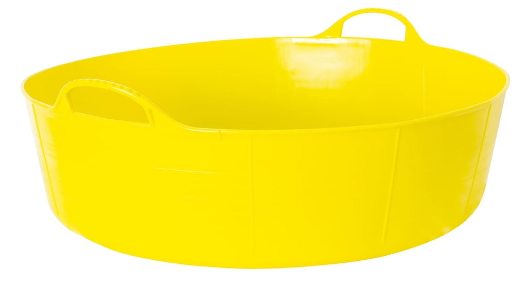 [SP35Y] Red  Gorilla - Gorilla Tubs & Recycled Black Tubs - Large Shallow 35L -Yellow  Image 