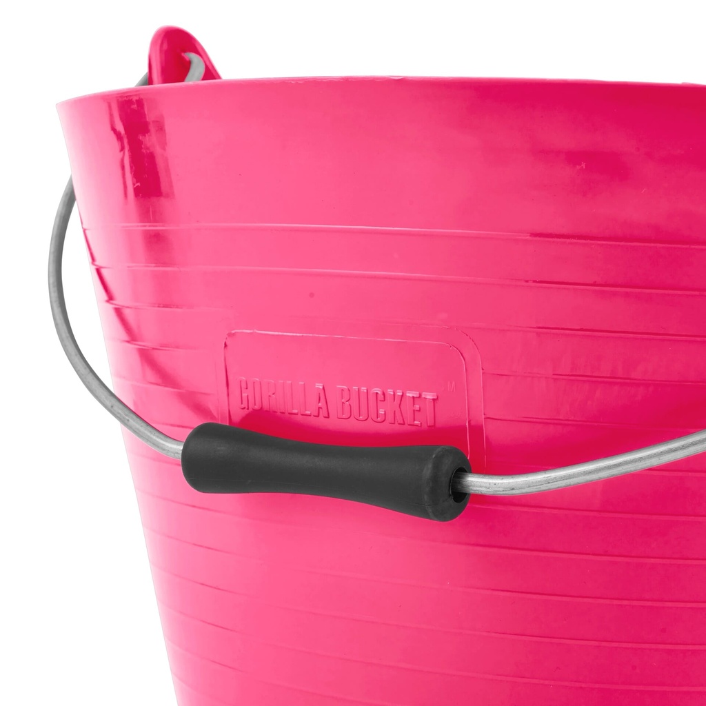 [TT4/PK] Red Gorilla - Flexible Gorilla Buckets - Pink Bucket Image 