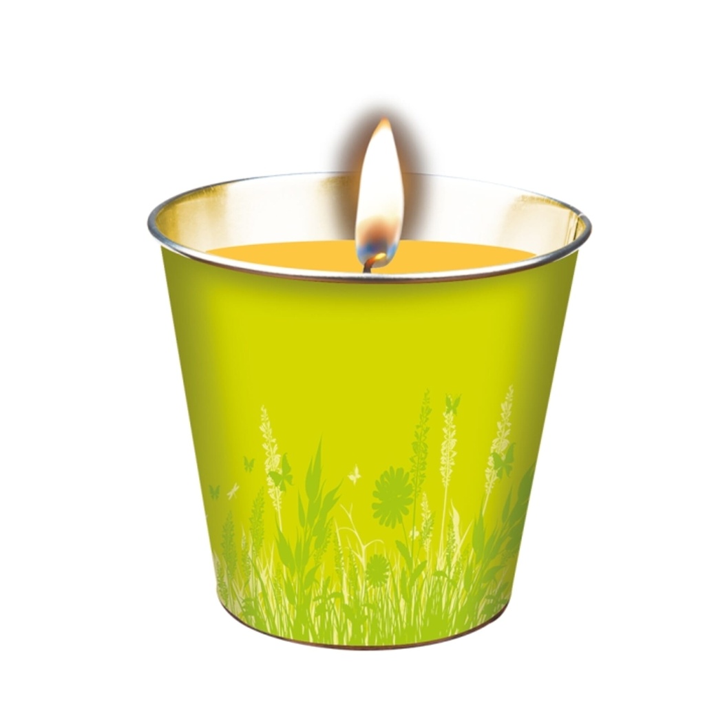 [ZER463] STV  Citronella Mini Candle Bucket - Beach Party - Assorted Colours Image 