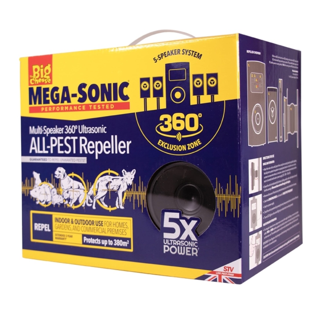 [STV748] STV  Mega-Sonic® Multi-Speaker ALL-PEST Repeller Image 