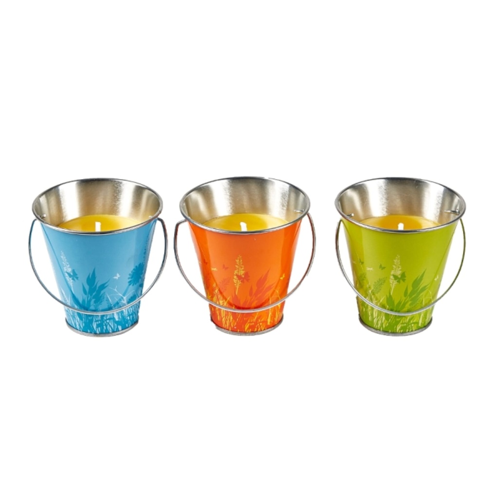 STV  Citronella Mini Candle Bucket - Beach Party - Assorted Colours