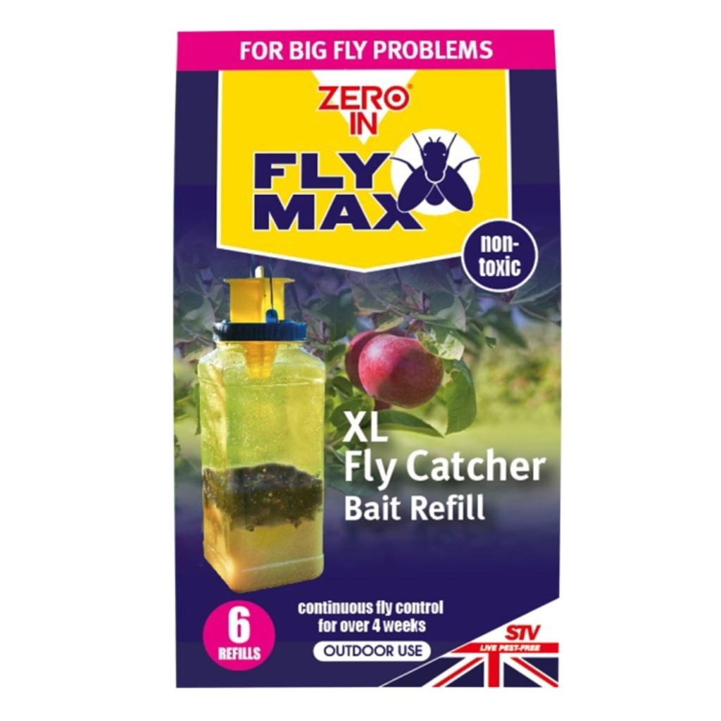 STV XL Fly Catcher Bait Refill Sachet - 6-Pack