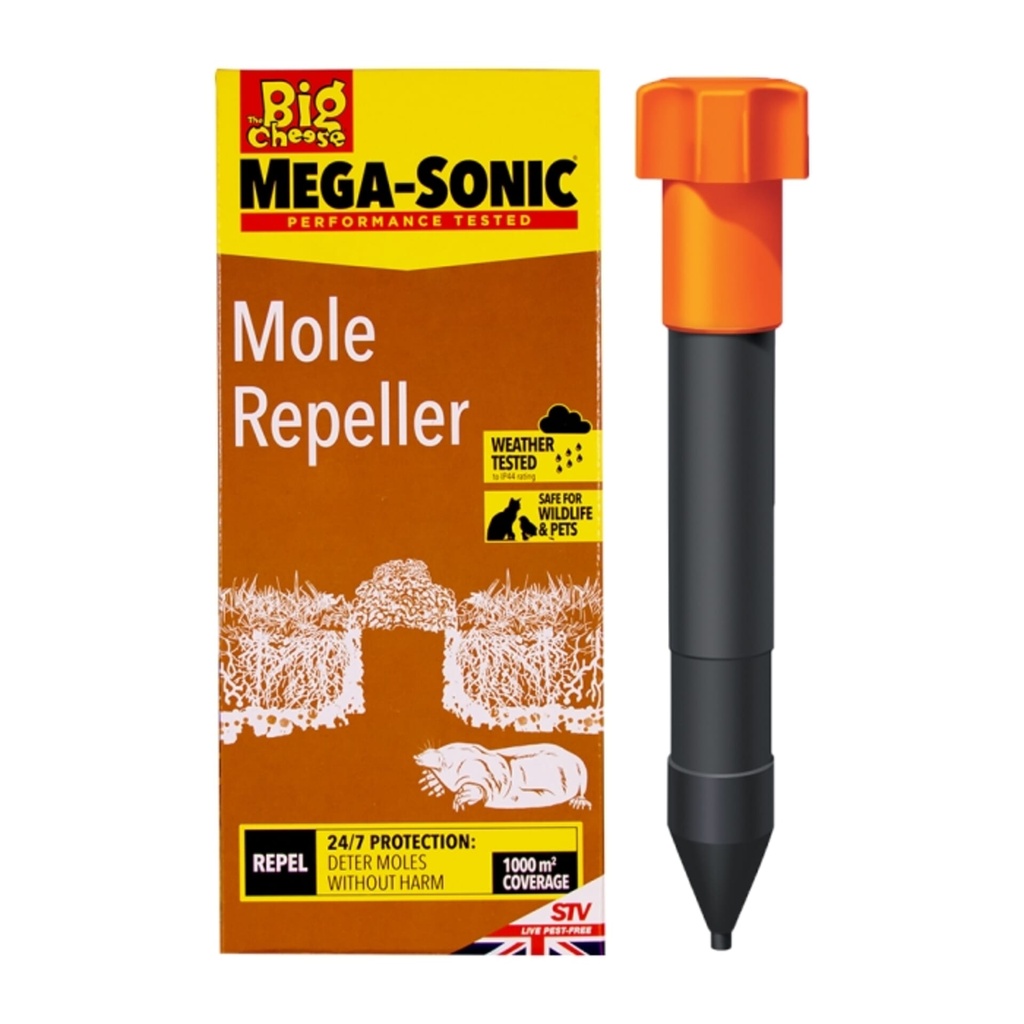 STV  Hi-Vis Mega-Sonic® Mole Repeller