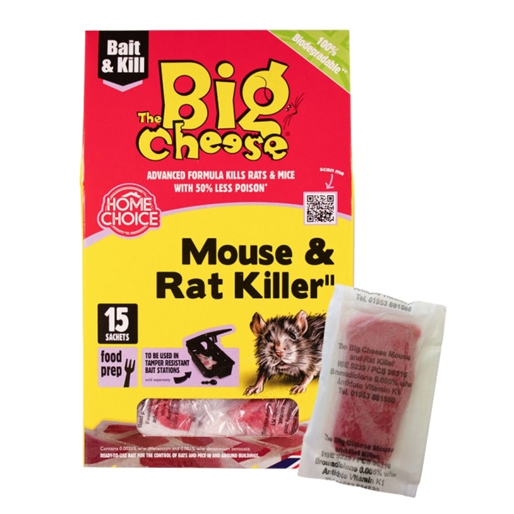 STV  Mouse & Rat Killer Pasta Sachet - 10g x 15