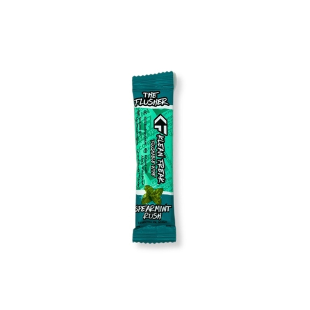 Klean Freak - The Flusher wipes - Single Sachet - Spearmint Rush