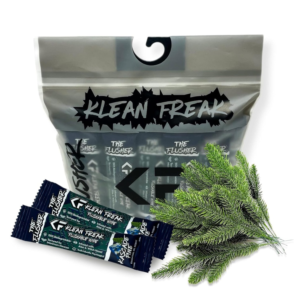 Klean Freak - The Flusher wipes - 20 Pack - Kascade Pine