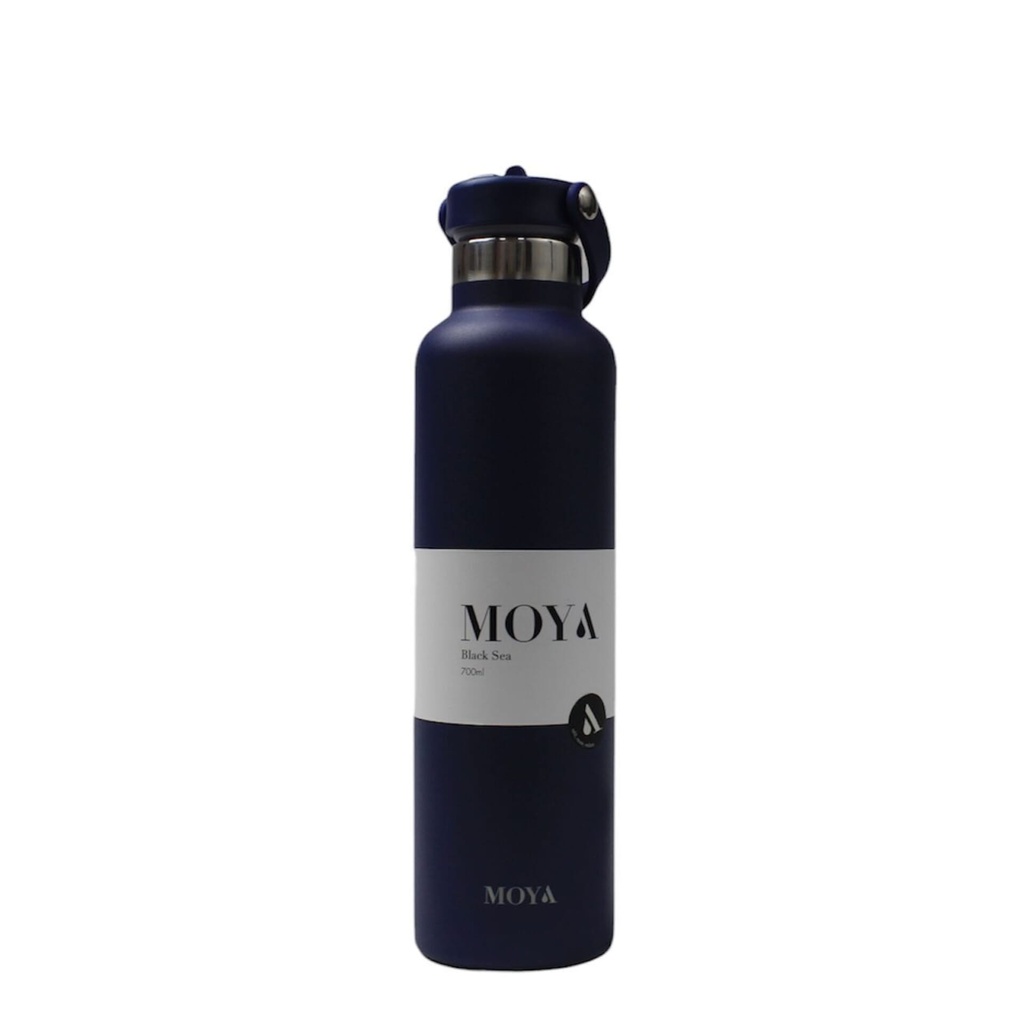 Moya "Black Sea"  700ml Insulated Sustainable Water Bottle Navy