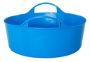 Red  Gorilla - Gorilla Tubs & Recycled Black Tubs - Mini Shallow 5L -Blue