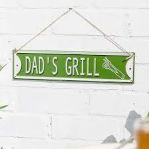 [55547] La Hacienda - Dad's Grill wall sign