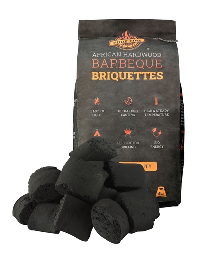 [PF4KGBQ]  Purefire 4KG Briquettes 