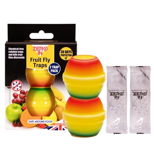 [ZER701] STV Ready-Baited Fruit Fly Trap – Twinpack