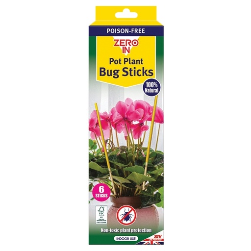 [ZER018] STV  Pot Plant Bug Stick - 6-Pack