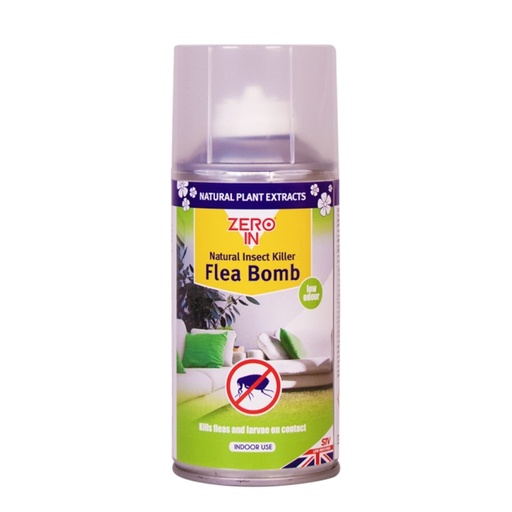 [ZER027] STV  Natural Insect Killer Flea Bomb - 150ml One Shot Aerosol