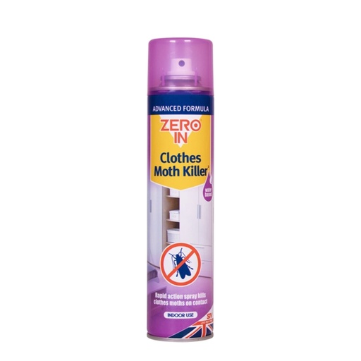 [ZER434] STV  Clothes Moth Killer - 300ml Aerosol