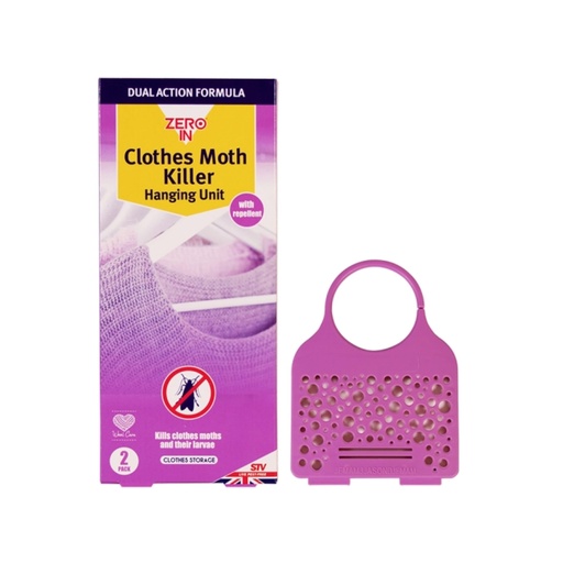 [ZER432] STV  Clothes Moth Killer Hanging Unit - Twinpack