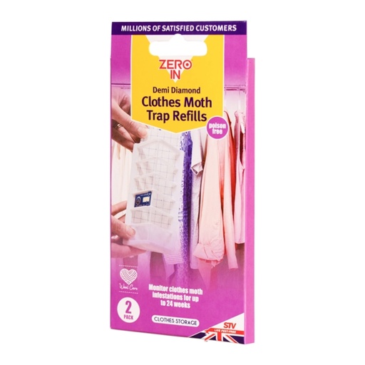 [ZER438] STV  Demi-Diamond Clothes Moth Killer Refill - Twinpack