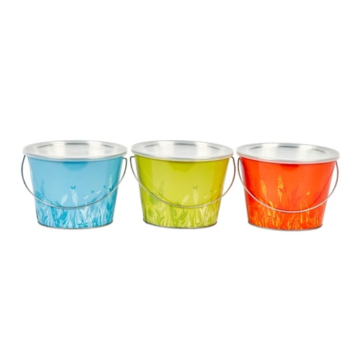 [ZER455] STV  Citronella XL Candle Bucket - Beach Party - Assorted Colours