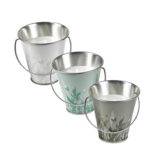 [ZER464] STV  Citronella Mini Candle Bucket - Close to home - Assorted Colours