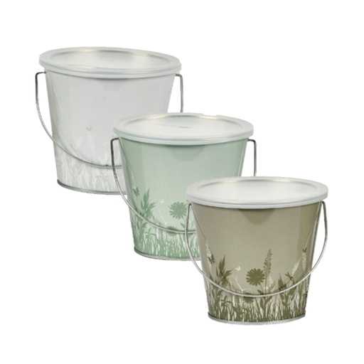 [ZER465] STV  Citronella Candle Bucket - Close to home - Assorted Colours