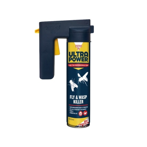 [ZER552] STV  Fly & Wasp Killer - 600ml Trigger Aerosol