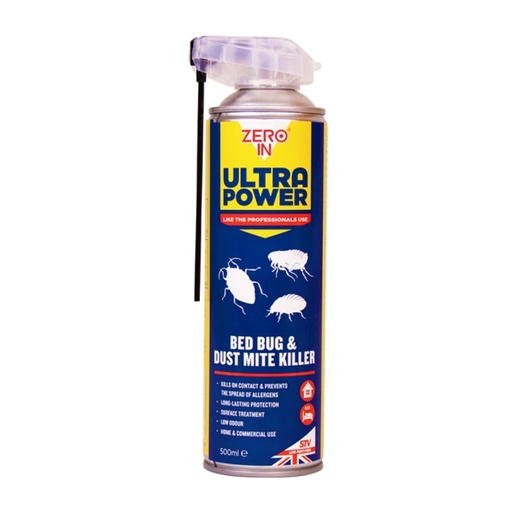 [ZER567] STV  Bed Bug & Dustmite Killer - 500ml Dual Action Aerosol