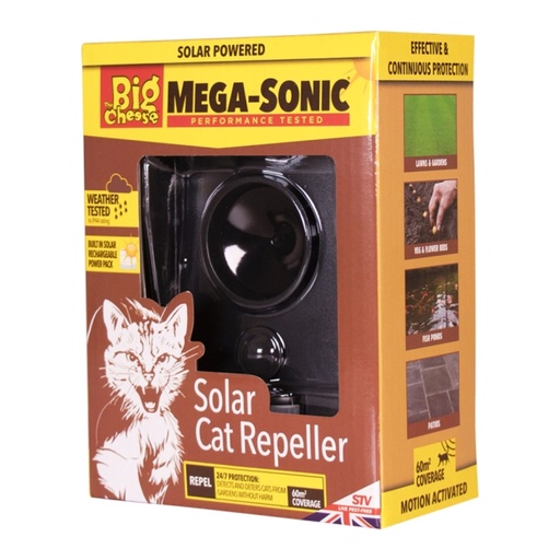 [STV601] STV Mega-Sonic® Solar Cat Repeller