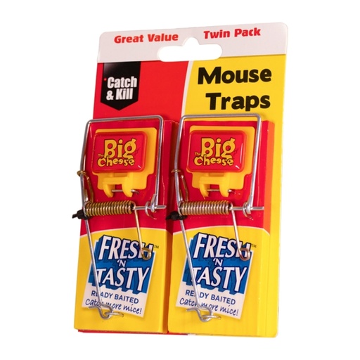 [STV197] STV  Fresh Baited Mouse Trap - Twinpack