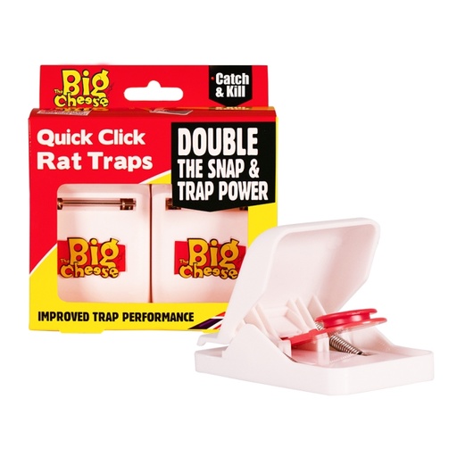 [STV150] STV  Quick Click Rat Trap - Twinpack