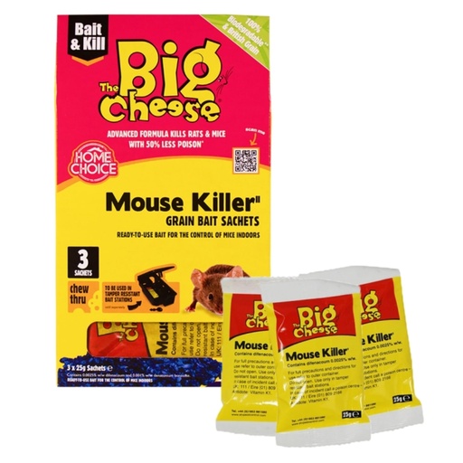 [STV239] STV  Mouse Killer Grain Bait Sachet - 25g x 3