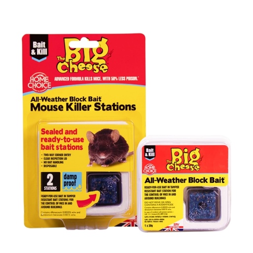 [STV210] STV  Ready-Baited Mouse Killer Station - Twinpack