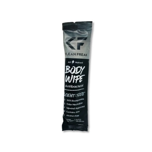 [SSSF01] Klean Freak - Body Wipes - Single Sachet - Scent Free