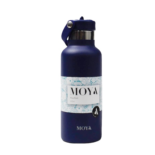 [DB02002A ] Moya "Starfish" 500ml Insulated Sustainable Water Bottle Navy