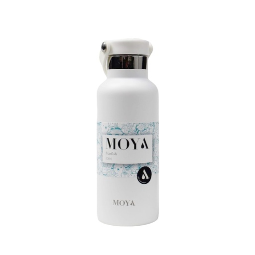 [DB02004A] Moya "Starfish" 500ml Insulated Sustainable Water Bottle White