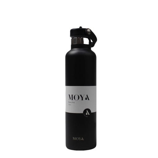 [DB03001A ] Moya "Black Sea"  700ml Insulated Sustainable Water Bottle Black