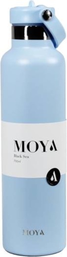 [DB03003A] Moya "Black Sea"  700ml Insulated Sustainable Water Bottle Powder Blue