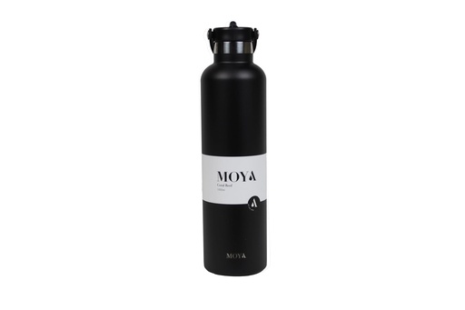 [DB04001A] Moya "Coral Reef" 1L Insulated Sustainable Water Bottle Black