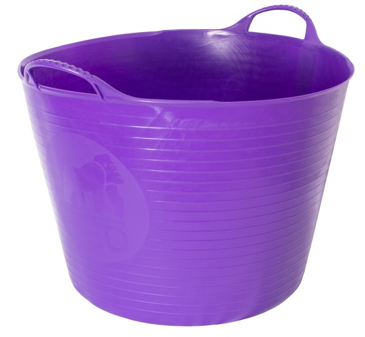 [SP42P] Red  Gorilla -  Tubs & Recycled Black Tubs - Large 38L Purple