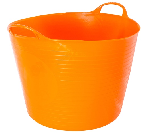 [SP42O] Red  Gorilla -  Tubs & Recycled Black Tubs - Large 38L Orange