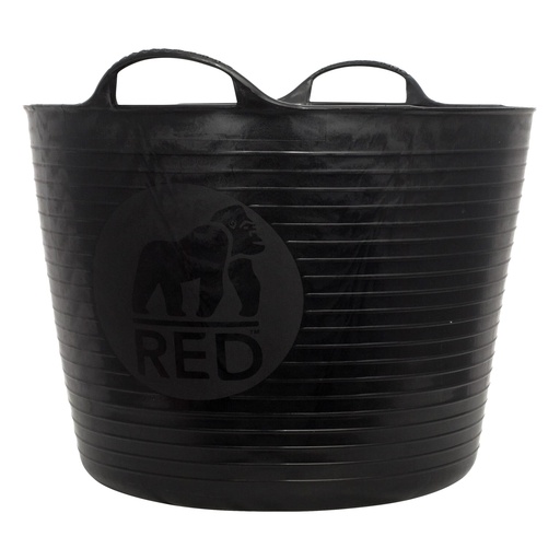 [SP42GBK] Red  Gorilla -  Tubs & Recycled Black Tubs - Large 38L Black 