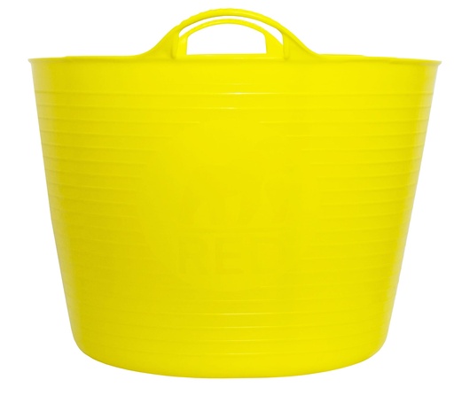 [SP42Y] Red  Gorilla -  Tubs & Recycled Black Tubs - Large 38L Yellow