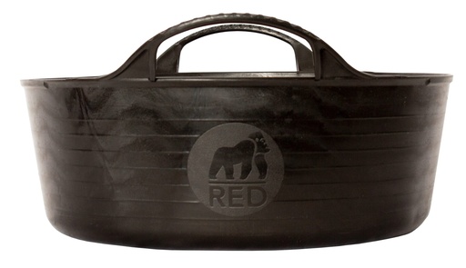 [SP5GBK] Red  Gorilla - Gorilla Tubs & Recycled Black Tubs - Mini Shallow 5L -Black 