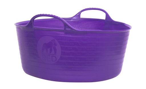 [SP15P] Red  Gorilla - Gorilla Tubs & Recycled Black Tubs - Small Shallow 15L- Purple