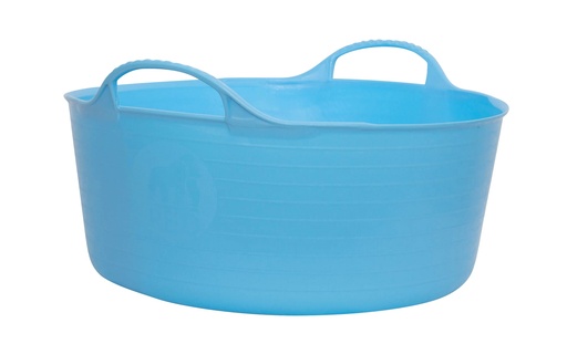 [SP15SK.BL] Red  Gorilla - Gorilla Tubs & Recycled Black Tubs - Small Shallow 15L- Sky Blue