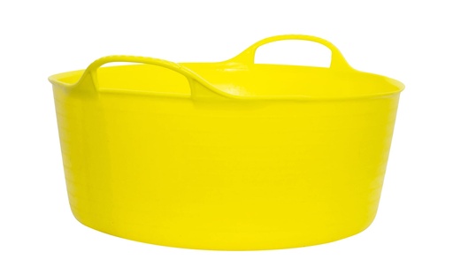 [SP15Y] Red  Gorilla - Gorilla Tubs & Recycled Black Tubs - Small Shallow 15L- Yellow 